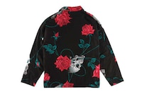 Rose-Adorned Skull Shirts Image 3