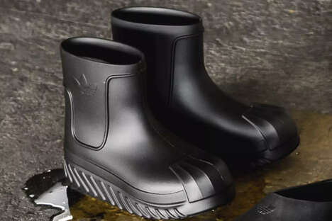Sleek Sporty Platform Boot