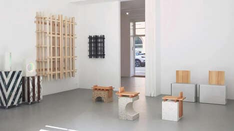 Wooden Resin Furniture Exhibitions