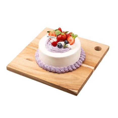 Taro-Infused Chiffon Cakes