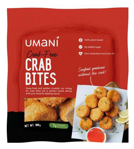 Microalgae-Based Crab Bites