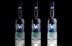 Aurora-Inspired Vodka Bottles