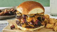 Intentionally Charred BBQ Burgers Image 1