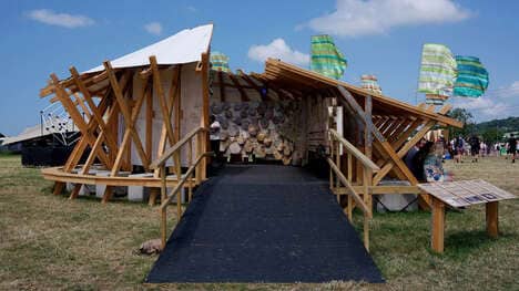 Festival-Based Mycelium Pavlions