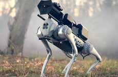 Flame-Throwing Robotic Dogs