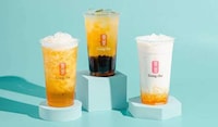 Peach Bubble Tea Menus Image 1