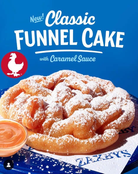 Saucy Funnel Cake Desserts