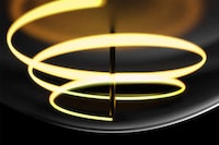 Artistic Ribbon-Like Ceiling Lights Image 8