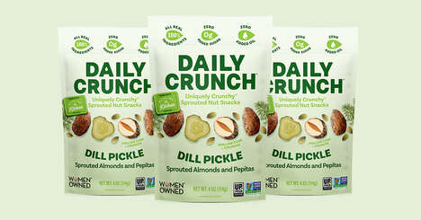 Pickle-Infused Trail Mixes