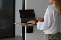 Detachable Wall-Mounted Standing Desks Image 1