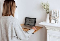 Detachable Wall-Mounted Standing Desks Image 3