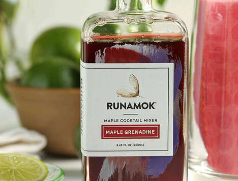 Maple Grenadine Cocktail Mixers