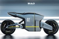 Cyberpunk Cityscape Electric Bikes Image 2