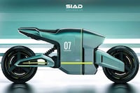 Cyberpunk Cityscape Electric Bikes Image 5