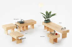 Modular Beam-Themed Furniture