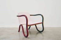 Curvaceous Painted Lounge Chairs