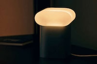 Geometric Industrial Desktop Lamps Image 4