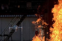 Flame-Resistant Firefighting Drones Image 3