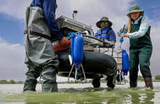 Water-Mapping Autonomous Boats