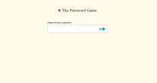 Overbearing Password-Guessing Games: 'The Password Game' has Incredibly ...