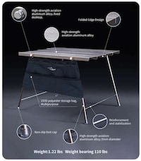 Featherlight Camping Tables Image 2
