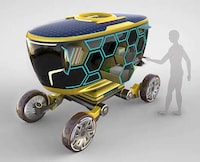 Compartmentalized Robotic Delivery Vehicles Image 2