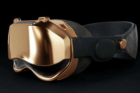 18K Gold VR Headsets