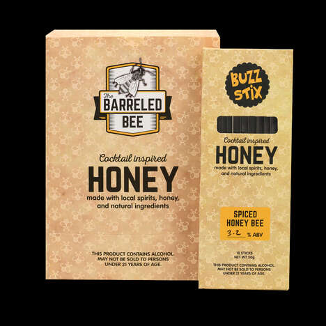 Boozy Honey Sticks