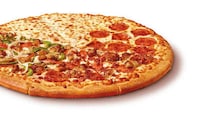 Quartered Multi-Topping Pizzas Image 1