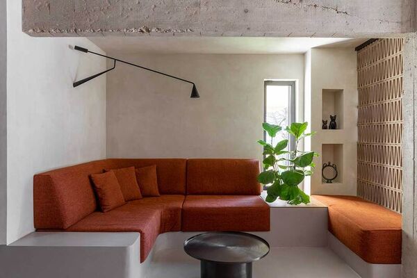 Brutalist-Inspired Suburban Apartments