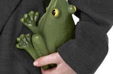Frog-Resembling Luxe Clutch Bags