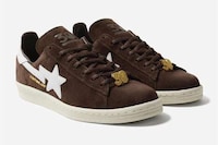 Suede Collaborative Logo Sneakers Image 1