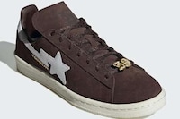 Suede Collaborative Logo Sneakers Image 2
