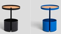Stylish Storage-Equipped Side Tables