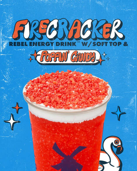 Popping Candy-Topped Drinks