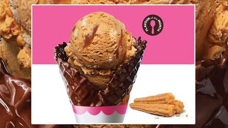 Churro-Flavored Ice Creams