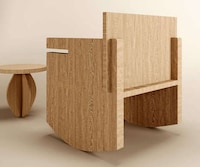 Wooden Lounge Rocking Chairs Image 1