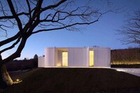 Glossy Panelled Pentagonal Buildings Image 1