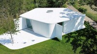Glossy Panelled Pentagonal Buildings Image 3