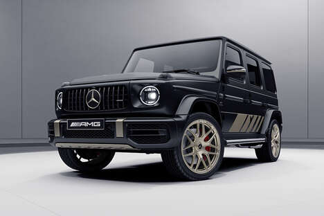 Gold-Tinted Luxe Automobiles