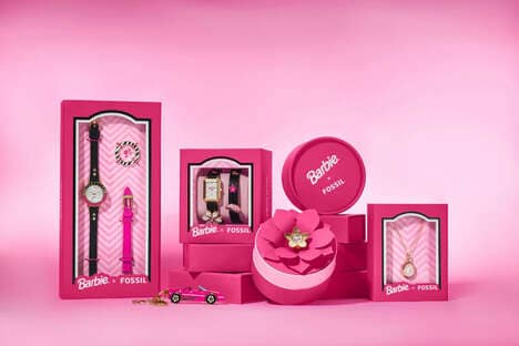 Doll-Inspired Pink Timepieces
