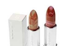 Gemstone-Inspired Marbled Lipsticks