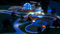 Futuristic Glowing Playgrounds Image 2