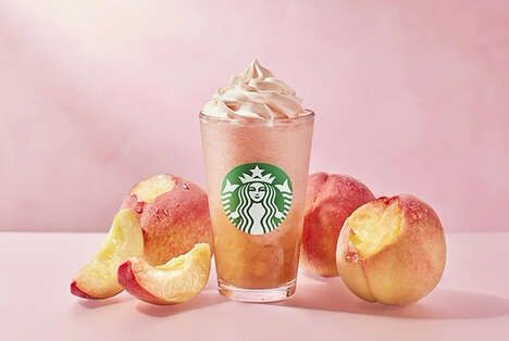 Peachy Blended Cafe Refreshments