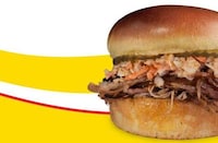 Slow-Smoked Pork Sandwiches Image 1