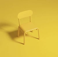 Metallic Tubular Minimal Chairs Image 1
