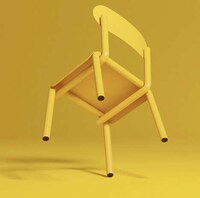 Metallic Tubular Minimal Chairs Image 3