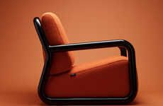 Chunky Curvaceous Lounge Chairs