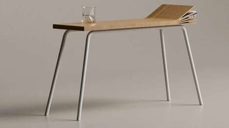 Splintered Storage Console Tables