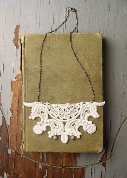 Doily Necklaces